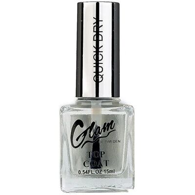 Glam Of Sweden H01038 Top Coat pour Ongles - Transparent - Top Coat - Publicité Glam Of Sweden H01038 Top Coat pour Ongles - Transparent - Top Coat - Publicité
