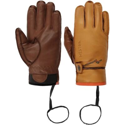 Hestra Wakayama Fem-fingerhandsker - Brun - Størrelse 10 Hestra Wakayama Fem-fingerhandsker - Brun - Størrelse 10