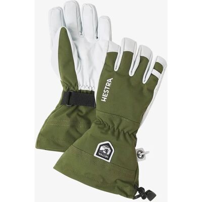 Hestra - Skihansker Army Leather Heli Ski 5-finger - Grønn - 6,0 Hestra - Skihansker Army Leather Heli Ski 5-finger - Grønn - 6,0