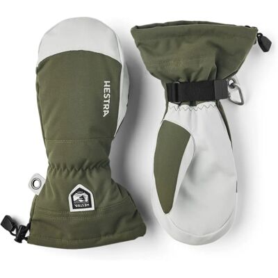 Hestra Army Leather Heli Ski Mitt - Oliv - Unisex - Skihandschuhe Hestra Army Leather Heli Ski Mitt - Oliv - Unisex - Skihandschuhe