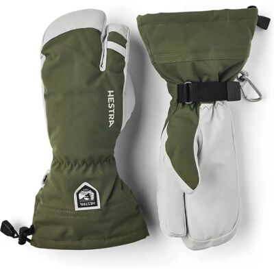 Hestra Army Leather Heli Ski 3-Finger Glove - Olive - Glove Hestra Army Leather Heli Ski 3-Finger Glove - Olive - Glove