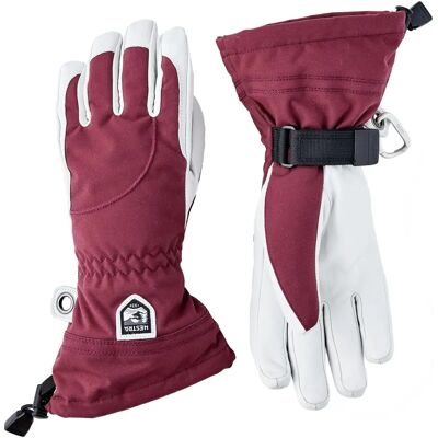 Hestra Damen Army Leder Heli Ski Handschuh - Burgund - Handschuhtyp Hestra Damen Army Leder Heli Ski Handschuh - Burgund - Handschuhtyp