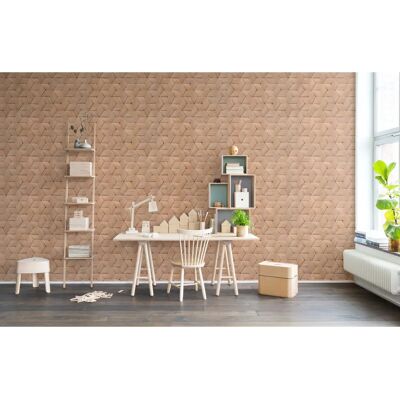 Rebel Walls - Birch Bark Braids - Birkenrinde - Holz - Wandkunst Rebel Walls - Birch Bark Braids - Birkenrinde - Holz - Wandkunst