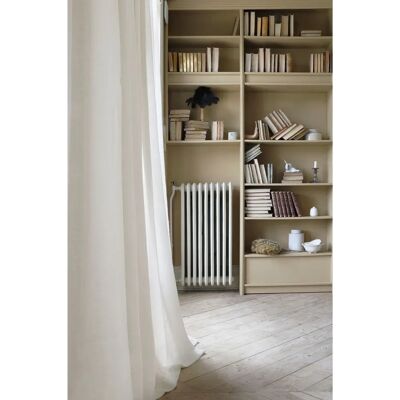 Mimou Hvid Uldblanding Gardin - 290cm Bredde - Klassisk Stil Mimou Hvid Uldblanding Gardin - 290cm Bredde - Klassisk Stil