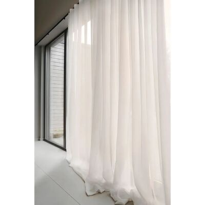 Mimou - Genanvendt gardin 290cm - Naturlig - 250/290cm - Unisex Mimou - Genanvendt gardin 290cm - Naturlig - 250/290cm - Unisex