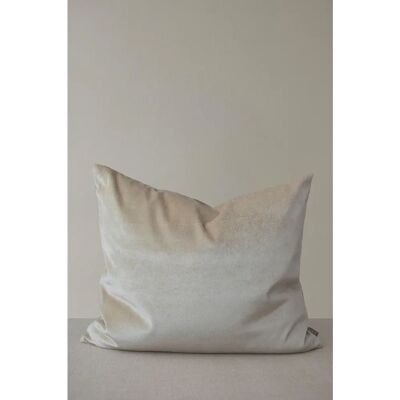 Mimou - Genbrugt linned og fløjl pude - 50x60 Mimou - Genbrugt linned og fløjl pude - 50x60