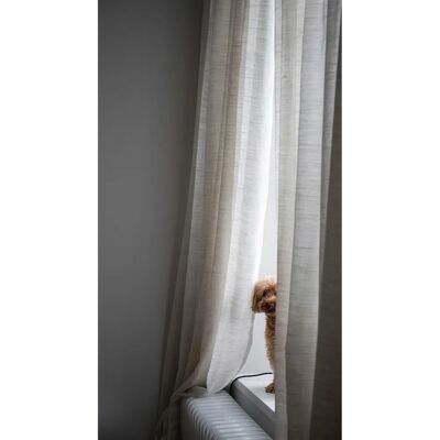 Mimou Ellie Beige Linnedraperi - 295cm Bredde Mimou Ellie Beige Linnedraperi - 295cm Bredde