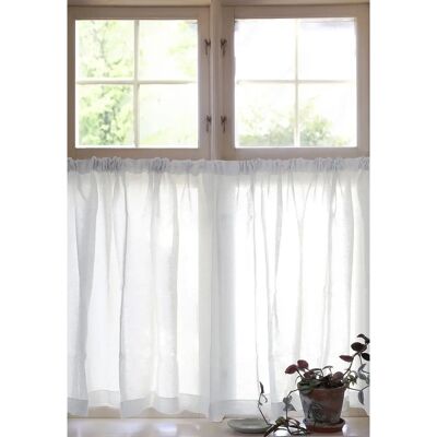 Mimou Wicklow 290X85 Hvid cafégardin - Produkttype Mimou Wicklow 290X85 Hvid cafégardin - Produkttype