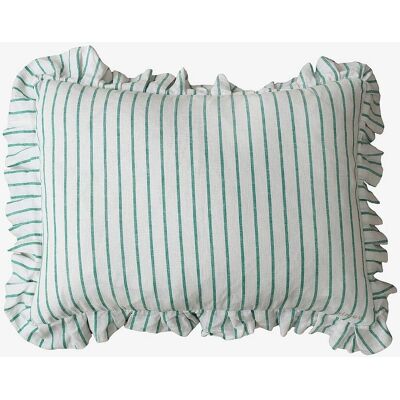 Mimou Stripes Pude - Håndlavet, Genbrugt, OEKO-TEX 65x48cm Mimou Stripes Pude - Håndlavet, Genbrugt, OEKO-TEX 65x48cm