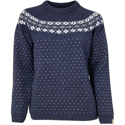Ivanhoe Sire Crewneck Lys Marine - Ullgenser Ivanhoe Sire Crewneck Lys Marine - Ullgenser