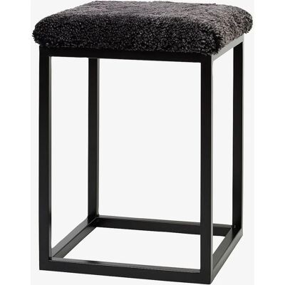 Skinnwille Palle S - Krakk i australsk fåreskinn - Grå - Skandinavisk design Skinnwille Palle S - Krakk i australsk fåreskinn - Grå - Skandinavisk design