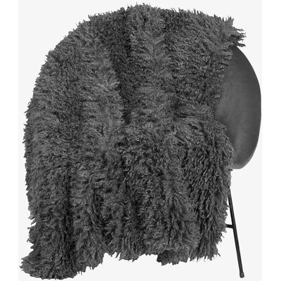 Skinnwille Wooly Grå Teppe - Teppe Skinnwille Wooly Grå Teppe - Teppe