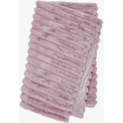 Skinnwille Rosa Bredstribet Teppe - Hjemmedekorasjon Skinnwille Rosa Bredstribet Teppe - Hjemmedekorasjon