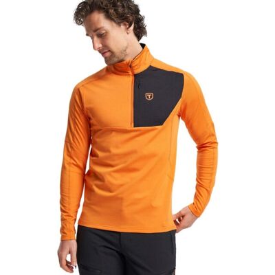 Tenson Txlite Half Zip Pully Oranje XL - Trui Tenson Txlite Half Zip Pully Oranje XL - Trui