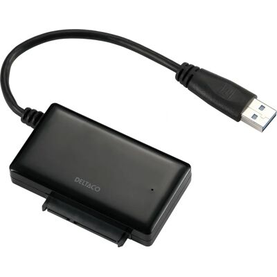Deltaco Deltaco USB3-SATA6G3 Schnittstellenkarte - SATA 6Gb/s - USB 3.0 - Schwarz Deltaco Deltaco USB3-SATA6G3 Schnittstellenkarte - SATA 6Gb/s - USB 3.0 - Schwarz