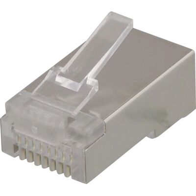 Deltaco MD-3S Läpinäkyvä RJ-45-liitin - Kaapeliliitin Deltaco MD-3S Läpinäkyvä RJ-45-liitin - Kaapeliliitin