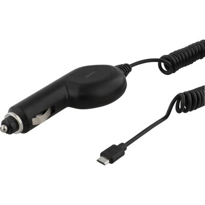 Deltaco Deltaco USB-CAR94 Autolaturi - Micro USB 12-24V 1A Musta Deltaco Deltaco USB-CAR94 Autolaturi - Micro USB 12-24V 1A Musta