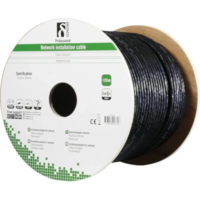 Deltaco TP-52 Ulkokäyttöinen Ethernet-kaapeli - 100m Deltaco TP-52 Ulkokäyttöinen Ethernet-kaapeli - 100m