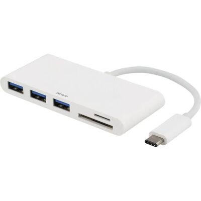 Deltaco USBC-HUB 3-Port USB-C Dock - USB-Hub Deltaco USBC-HUB 3-Port USB-C Dock - USB-Hub