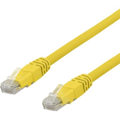 Deltaco TP-63GLAU Keltainen 3m Cat6a U/UTP Verkkokaapeli Deltaco TP-63GLAU Keltainen 3m Cat6a U/UTP Verkkokaapeli