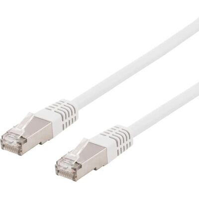 Deltaco STP-603VAU Valkoinen 0,3 m Cat6a U/FTP Verkkokabelli Deltaco STP-603VAU Valkoinen 0,3 m Cat6a U/FTP Verkkokabelli