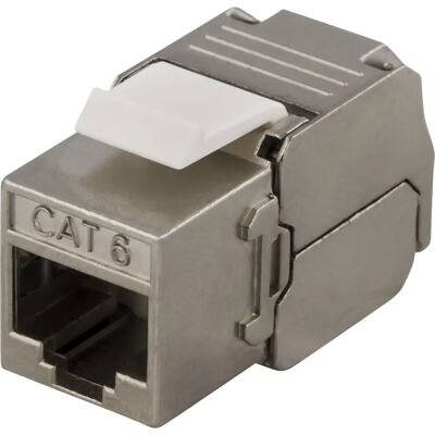 Deltaco MD-108 Keystone-moduuli - Suojaava, Työkaluton - RJ-45 - Cat 6 Deltaco MD-108 Keystone-moduuli - Suojaava, Työkaluton - RJ-45 - Cat 6