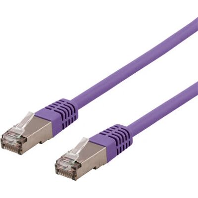 Deltaco SFTP-60PH Verkkokaapeli 0,5 m Violetti Cat6 S/FTP Deltaco SFTP-60PH Verkkokaapeli 0,5 m Violetti Cat6 S/FTP