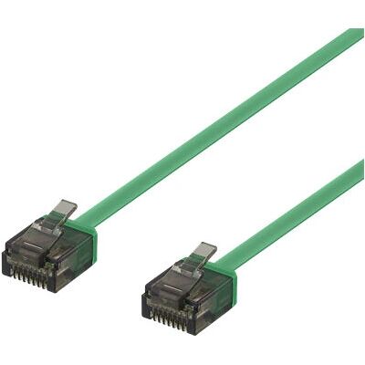 Deltaco UUTP-2012 Vihreä 0,5 m Cat6a U/UTP Verkkokaapeli Deltaco UUTP-2012 Vihreä 0,5 m Cat6a U/UTP Verkkokaapeli