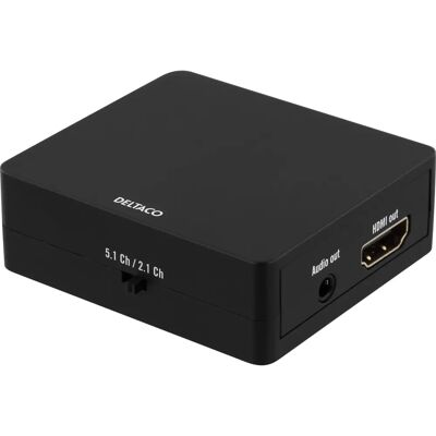 Deltaco HDMI-7038 Videosignalkonverter - Unterstützt Ultra HD 1080p Deltaco HDMI-7038 Videosignalkonverter - Unterstützt Ultra HD 1080p