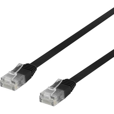 Deltaco Malli TP-603S-FL Litteä Cat6 Verkkokaapeli - Kaapeli Deltaco Malli TP-603S-FL Litteä Cat6 Verkkokaapeli - Kaapeli