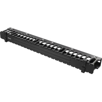 Deltaco - 19'' 1U Cable Management Steel Bar Deltaco - 19'' 1U Cable Management Steel Bar