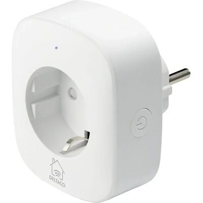 Deltaco Okos kapcsoló - Fehér - Energiafigyelés - WiFi 2,4GHz - Időzítő Deltaco Okos kapcsoló - Fehér - Energiafigyelés - WiFi 2,4GHz - Időzítő