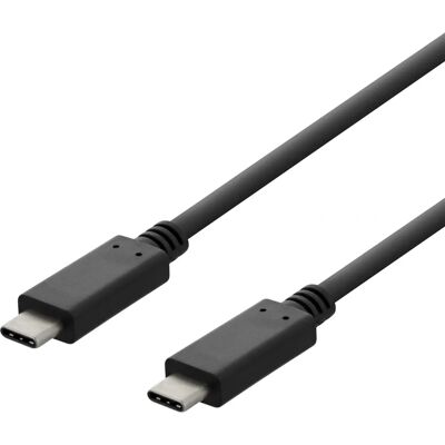 Deltaco USBC-2002 USB-kabel - USB 2.0 - 2 m - Svart Deltaco USBC-2002 USB-kabel - USB 2.0 - 2 m - Svart