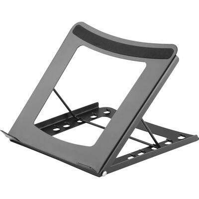 Deltaco Sort Justerbar Bærbar Laptopstativ 10-15" Deltaco Sort Justerbar Bærbar Laptopstativ 10-15"