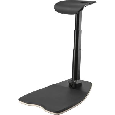 Chaise de Bureau Ergonomique Ajustable Deltaco - Noire - Publicité Chaise de Bureau Ergonomique Ajustable Deltaco - Noire - Publicité