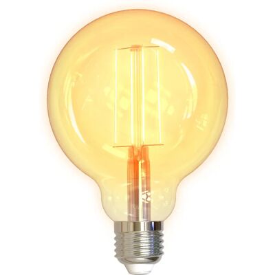 Deltaco Smart Home LED-lampa - Wi-Fi, Dimbara, 470lm - G95, E27 Deltaco Smart Home LED-lampa - Wi-Fi, Dimbara, 470lm - G95, E27