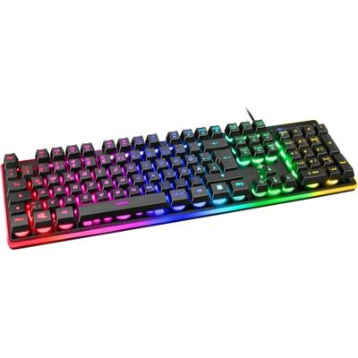 Clavier Gaming RGB Deltaco - Noir Allemand - USB Gaming Clavier Gaming RGB Deltaco - Noir Allemand - USB Gaming