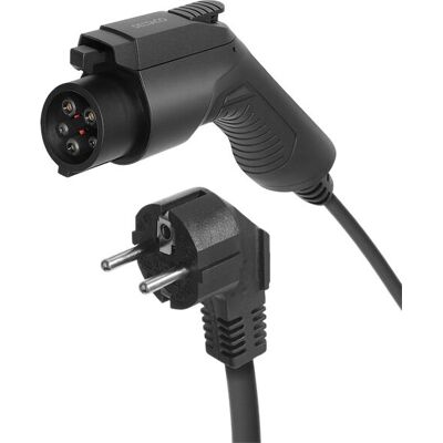 Deltaco EV-1125 Schwarzes Ladekabel für Elektrofahrzeuge - Ladekabel Deltaco EV-1125 Schwarzes Ladekabel für Elektrofahrzeuge - Ladekabel