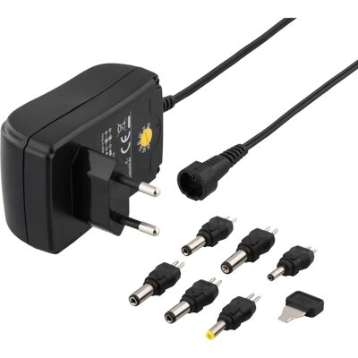 Deltaco PSR-15B Universaali Mobiililaturi - Virtalähde 3-12V Deltaco PSR-15B Universaali Mobiililaturi - Virtalähde 3-12V
