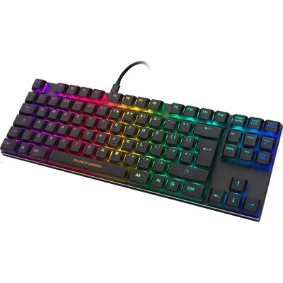 Deltaco Deltaco GAM-111-UK RGB Mechaniczne Klawiatura Gaming - UK Czarna Deltaco Deltaco GAM-111-UK RGB Mechaniczne Klawiatura Gaming - UK Czarna