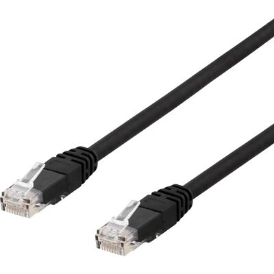 Deltaco Malli TP-630UV 30m Cat6 U/UTP Verkkokaapeli - Musta Deltaco Malli TP-630UV 30m Cat6 U/UTP Verkkokaapeli - Musta