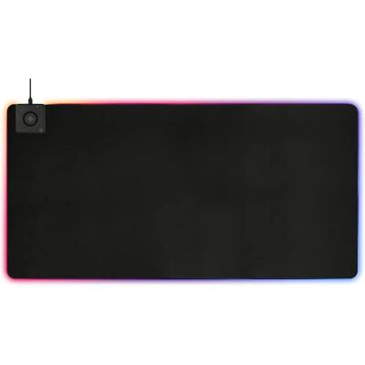 Tapis de Souris Gaming Deltaco Dmp330 XXL RGB Sans Fil - Noir - Publicité Tapis de Souris Gaming Deltaco Dmp330 XXL RGB Sans Fil - Noir - Publicité