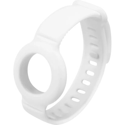 Deltaco Valkoinen silikoniranneke Apple AirTag - GPS-seurantaväline Deltaco Valkoinen silikoniranneke Apple AirTag - GPS-seurantaväline