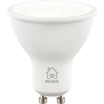 Deltaco Smart LED-Lampe - Weiß, Einstellbare Farbtemperatur, Wi-Fi Deltaco Smart LED-Lampe - Weiß, Einstellbare Farbtemperatur, Wi-Fi