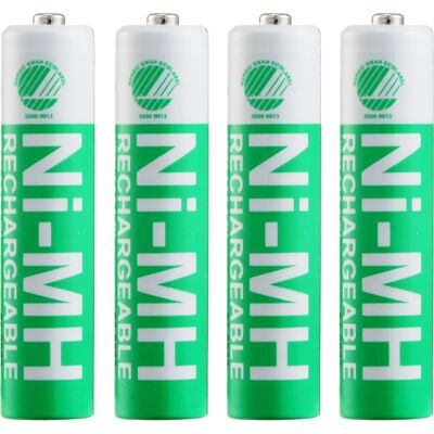 Deltaco Modèle ULT-NH1000AAA-4P Piles rechargeables NiMH AAA - Publicité Deltaco Modèle ULT-NH1000AAA-4P Piles rechargeables NiMH AAA - Publicité