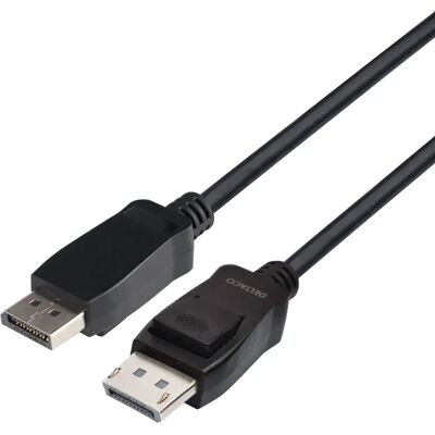 Deltaco DisplayPort-kabel - 2m, 8K, DP 1.4 - Svart Deltaco DisplayPort-kabel - 2m, 8K, DP 1.4 - Svart