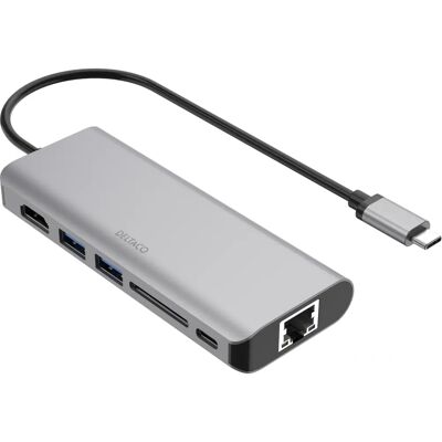 Deltaco Deltaco USBC-HDMI24 - Hub USB - Publicité Deltaco Deltaco USBC-HDMI24 - Hub USB - Publicité