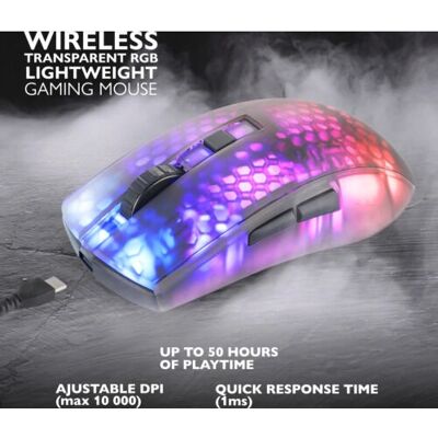 Deltaco Gaming DM320 Wireless Gaming-Maus - Einstellbares DPI, RGB, 50h Akku Deltaco Gaming DM320 Wireless Gaming-Maus - Einstellbares DPI, RGB, 50h Akku