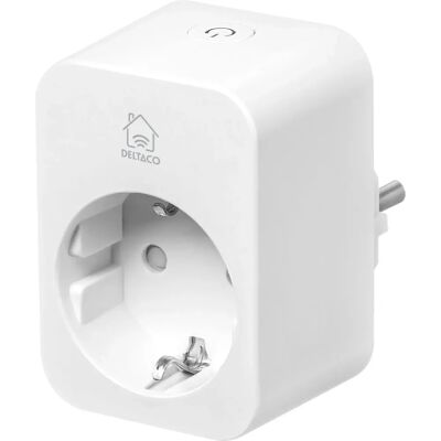 Deltaco Weiße Smart-Adapter - Energieüberwachung 16A Deltaco Weiße Smart-Adapter - Energieüberwachung 16A