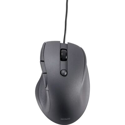 Souris d'ordinateur Deltaco MS-807 Droite 1600 DPI Souris d'ordinateur Deltaco MS-807 Droite 1600 DPI